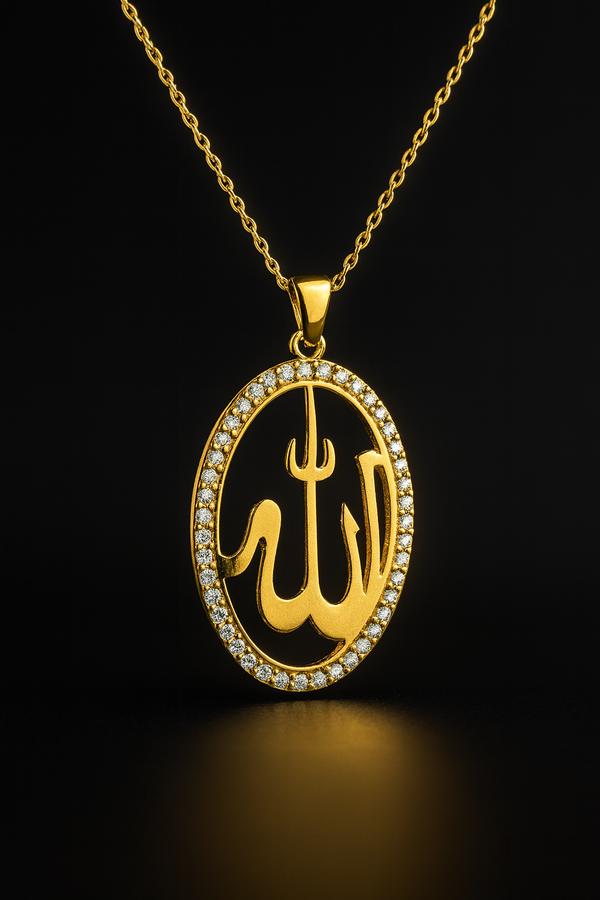ALLAH (C.C) Paslanmaz Çelik Kolye